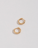 Gold Huggie Hoop - Small