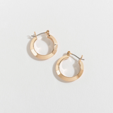 Ear Sense* Gold Edge Hoops