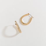Ear Sense* Gold Crystal Stone Earring