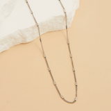 Waterproof 20" Silver Bar Satellite Chain