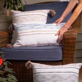 Tylanne Indoor/outdoor Tassel Lumbar Pillow