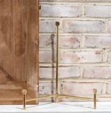 14" Brass Straight Back Easel