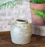 6" Rustic Green Bouquet Vase