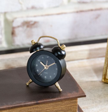 2.5" Black Mini Bell Alarm Clock