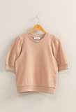 Bailey Puff Sleeve Washed Top