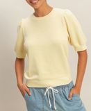 Bailey Puff Sleeve Washed Top