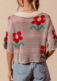 Summer Floral Button Cardigan