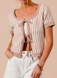 Isle Knit Cardigan Tee