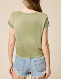 Free Bird 1977 Faux Crop Tee