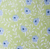 18" Lime Poppy Pillow