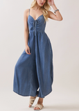 Tencel Medium Wash Jumpsuit