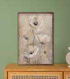 10" X 16" Neutral Flora II By Nina Blue