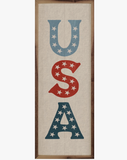16" X 48" Vintage Usa Stars