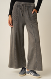 Eyelet Lace Wide Leg Pant