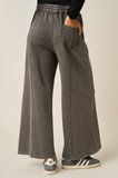 Eyelet Lace Wide Leg Pant