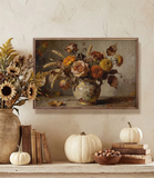 36" X 24" Autumn Rose + Wildflower Arrangement