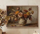 16" X 10" Autumn Rose + Wildflower Arrangement