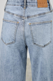 Saige High Rise Low Curve Barrel Jean