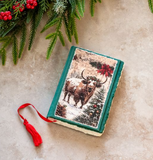 6" Holiday Highland Journal
