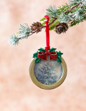 3" Bow Wreath Ornament Frame