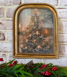 12" Antique Gold Christmas Tree Frame
