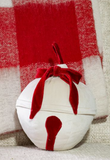 8.5" Stuffed Velvet Hanging Bell