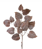 41.5" Glitter Leaf Spray