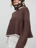 Long Sleeve Trim Sweater