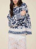 Heathered Geo Knit Sweater
