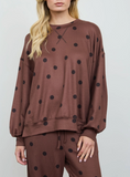 Polka Dot Long Sleeve Crew