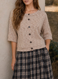 Marled Button Down