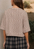 Marled Button Down