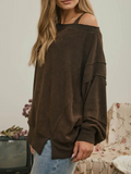 Tiered Boat Neck Knit