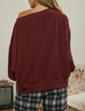 Tiered Boat Neck Knit