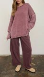 Washed Drop Sleeve Sweater
