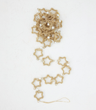 Glass + Pearl Beaded Star Garland