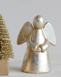 3" Gold Brush Resin Angel