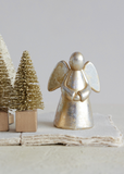 3" Gold Brush Resin Angel