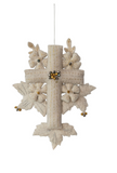 12" Handmade Felt Cross Ornament