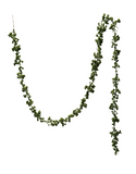 72" Foam Flocking Garland - Green