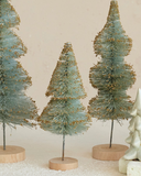 8" Mint + Gold Sisal Tree