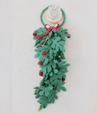 Felt Leaves & Berries Door Hanger