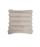 18" Cotton Blend Cream Pillow