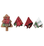 10" Mangowood Tree Cutting Board + Towels