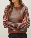 Sepia Waffle Knit Sweater