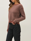 Sepia Waffle Knit Sweater