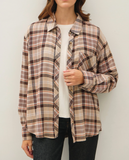 Taupe Oversized Flannel