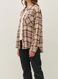 Taupe Oversized Flannel