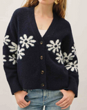 Midnight Floral Cardigan