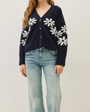 Midnight Floral Cardigan